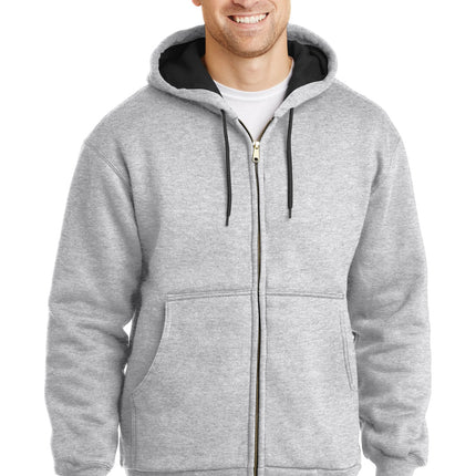 CornerStone ® - Heavyweight Full-Zip Hooded Sweatshirt with Thermal Lining.  CS620