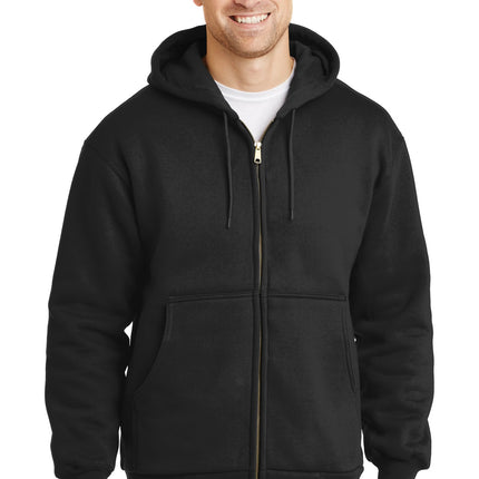 CornerStone ® - Heavyweight Full-Zip Hooded Sweatshirt with Thermal Lining.  CS620