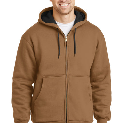 CornerStone ® - Heavyweight Full-Zip Hooded Sweatshirt with Thermal Lining.  CS620