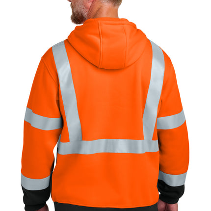 CornerStone ® A107 Class 3 Heavy-Duty Fleece Full-Zip Hoodie CSF300