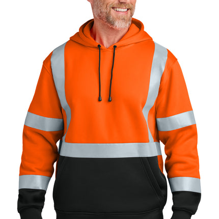 CornerStone ® ANSI 107 Class 3 Heavy-Duty Fleece Pullover Hoodie CSF301