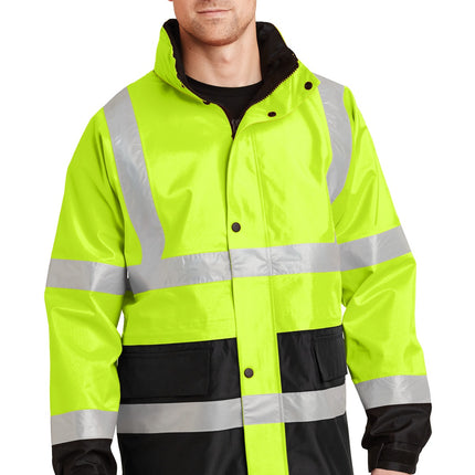 CornerStone ® - ANSI 107 Class 3 Long Sleeve Snag-Resistant Reflective T-Shirt. CS409