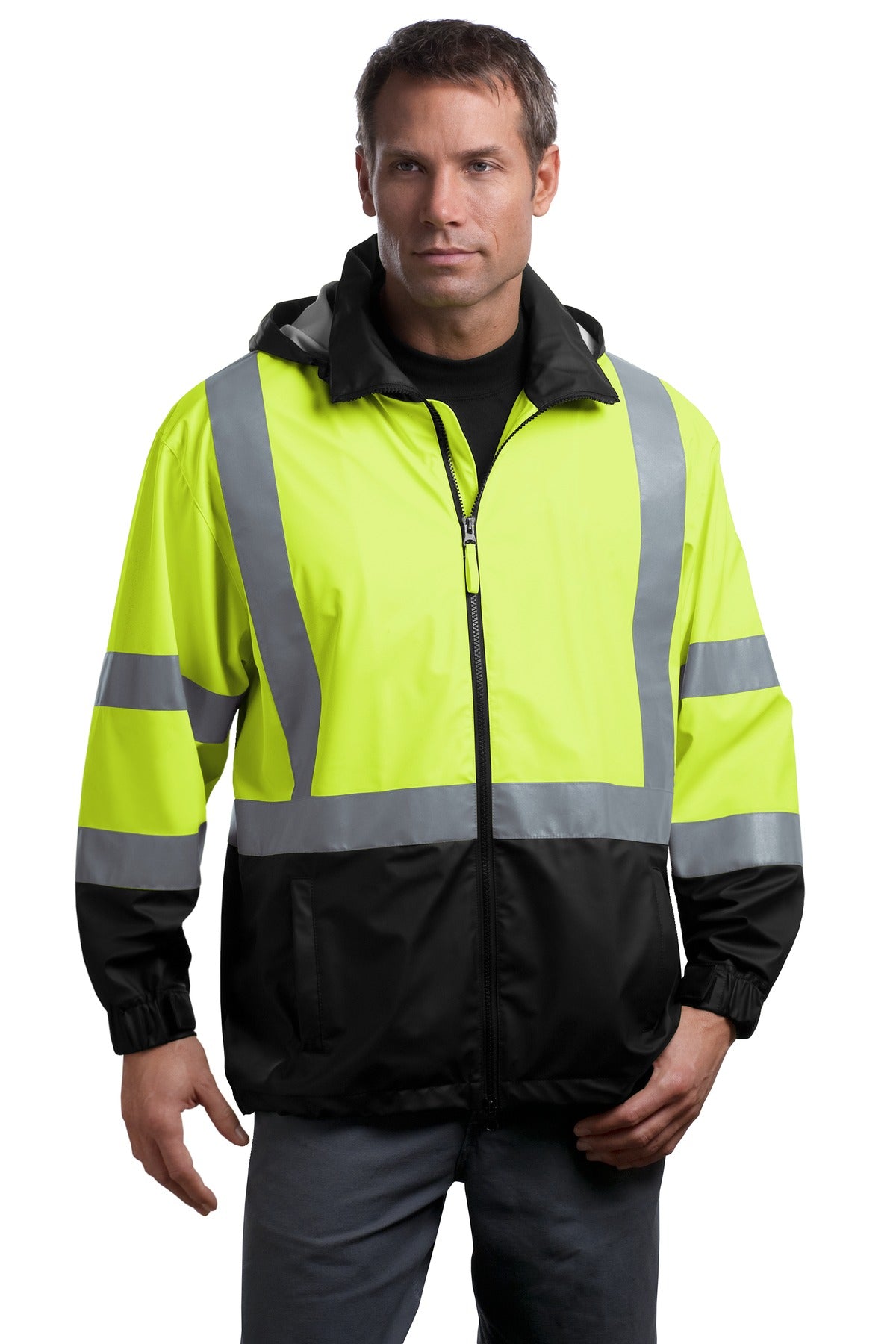 CornerStone® - ANSI 107 Class 3 Safety Windbreaker CSJ25