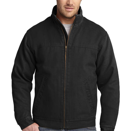 CornerStone ® Washed Duck Cloth Flannel-Lined Work Jacket. CSJ40