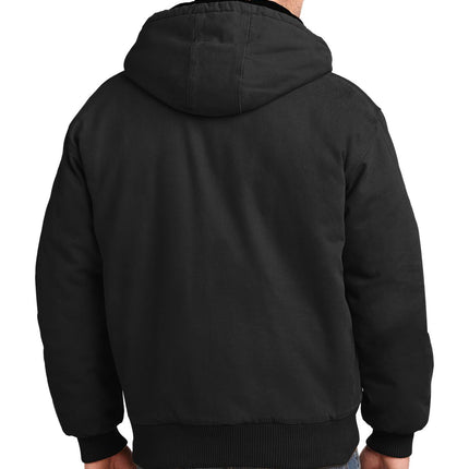 CornerStone ® Washed Duck Cloth Insulated Hooded Work Jacket. CSJ41