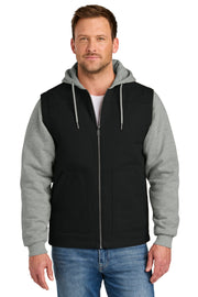 CornerStone® Duck Fleece Full-Zip Hooded Jacket CSJ42