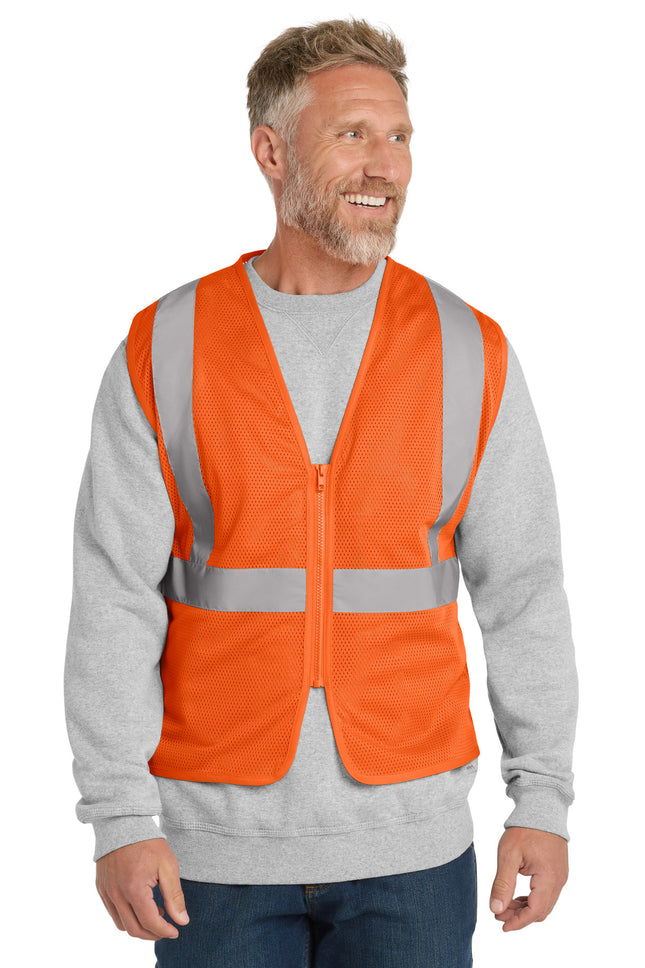 CornerStone  ® ANSI 107 Class 2 Economy Mesh Zippered Vest. CSV101