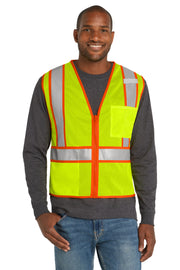 CornerStone ® ANSI 107 Class 2 Mesh Zippered Two-Tone Vest CSV103