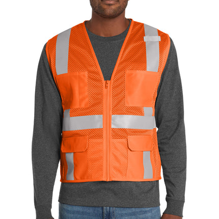 CornerStone  ® ANSI 107 Class 2 Mesh Long Sleeve Tee. CS201