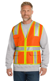 CornerStone ® ANSI 107 Class 2 Surveyor Zippered Two-Tone Vest CSV105