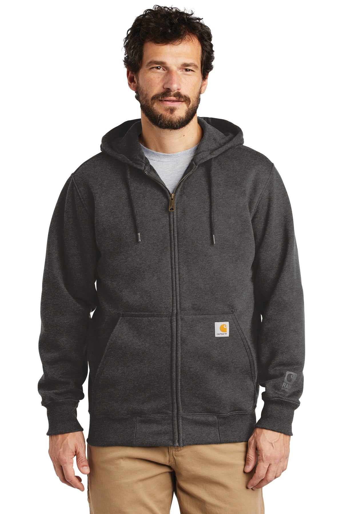 Carhartt ® Rain Defender ® Paxton Heavyweight Hooded Zip-Front Sweatshirt CT100614
