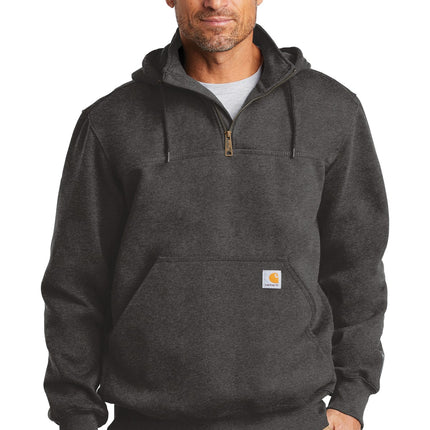 Carhartt  ® Rain Defender  ® Paxton Heavyweight Hooded Zip Mock Sweatshirt. CT100617