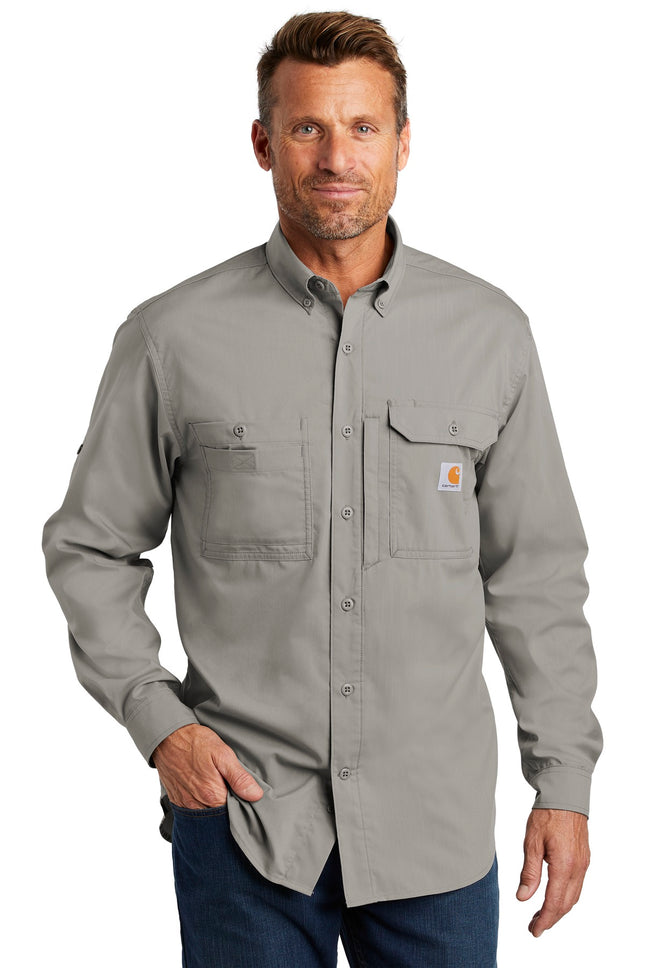 Carhartt Force  ® Ridgefield Solid Long Sleeve Shirt. CT102418