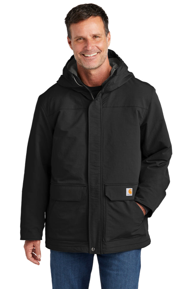 Carhartt ® Super Dux   Insulated Hooded Coat CT105533