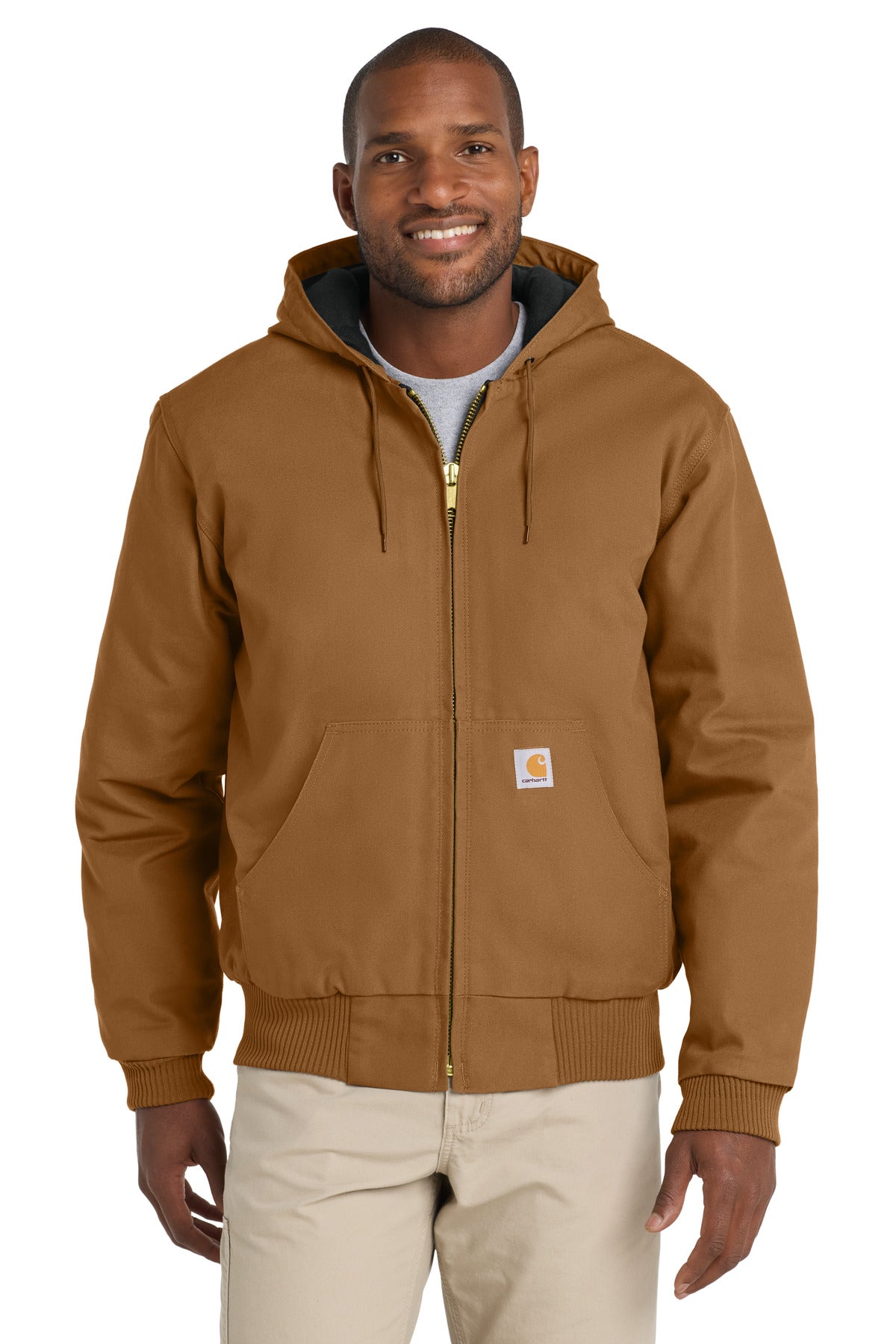 Carhartt ® Quilted-Flanne-Lined Duck Active Jac CT106677