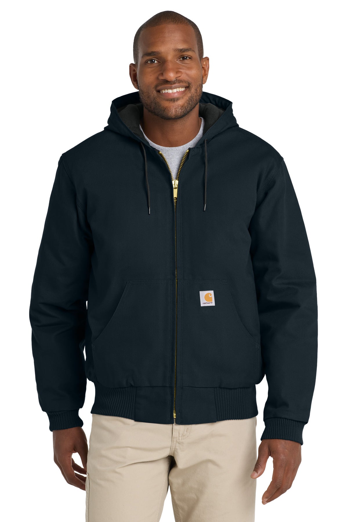 Carhartt ® Quilted-Flanne-Lined Duck Active Jac CT106677