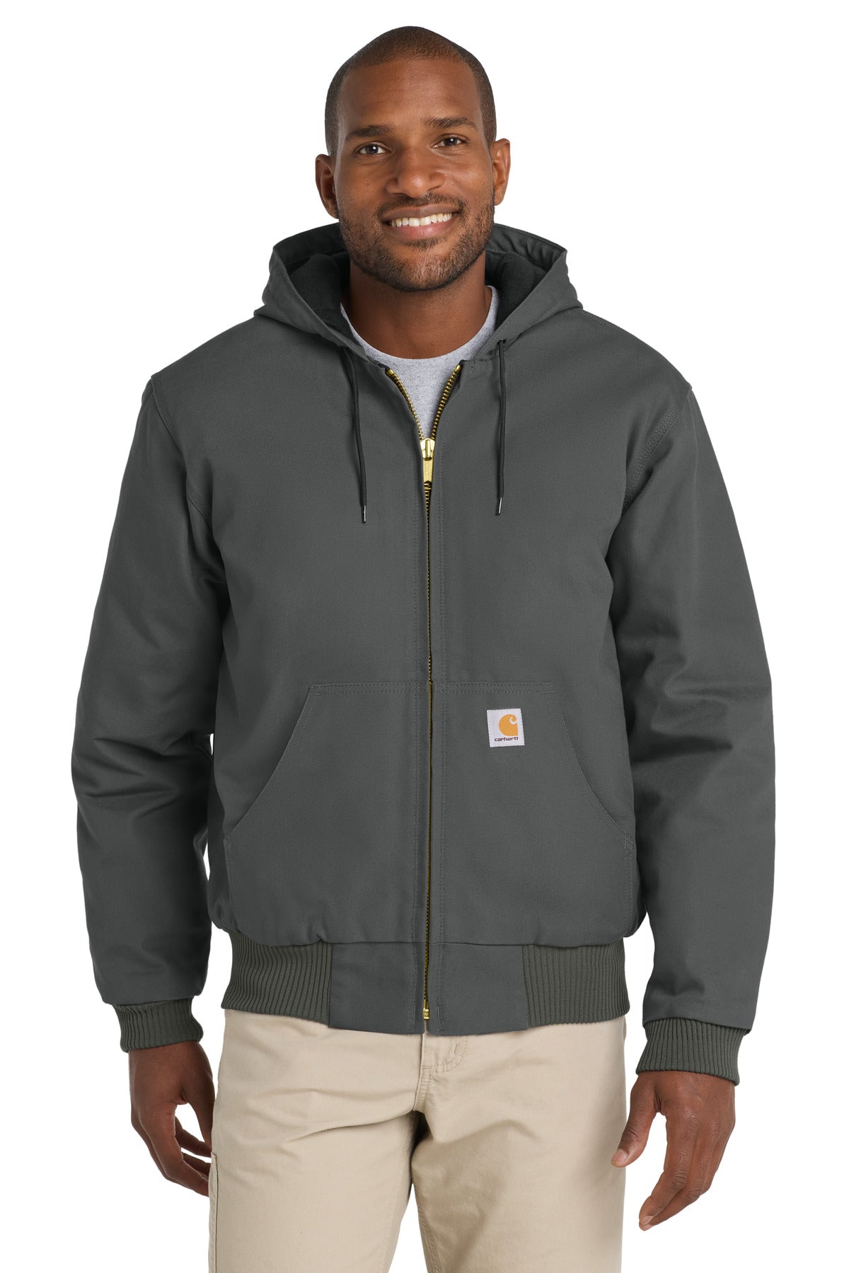 Carhartt ® Quilted-Flanne-Lined Duck Active Jac CT106677