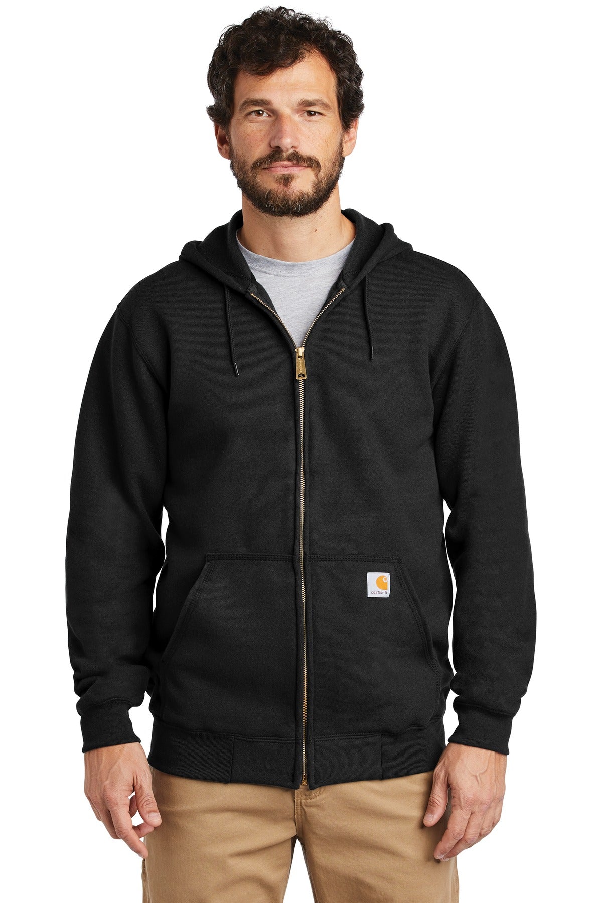 Carhartt ® Midweight Hooded Zip-Front Sweatshirt CTK122