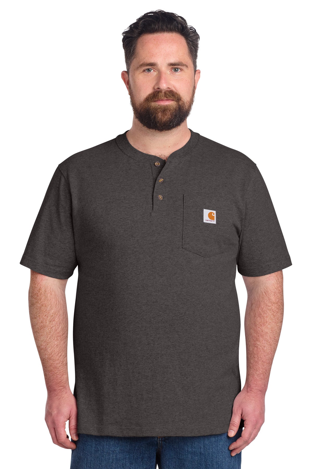 Carhartt® Short Sleeve Henley T-Shirt CTK84