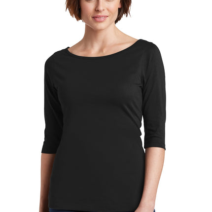 District ® Women's Perfect Weight ® 3/4-Sleeve Tee. DM107L