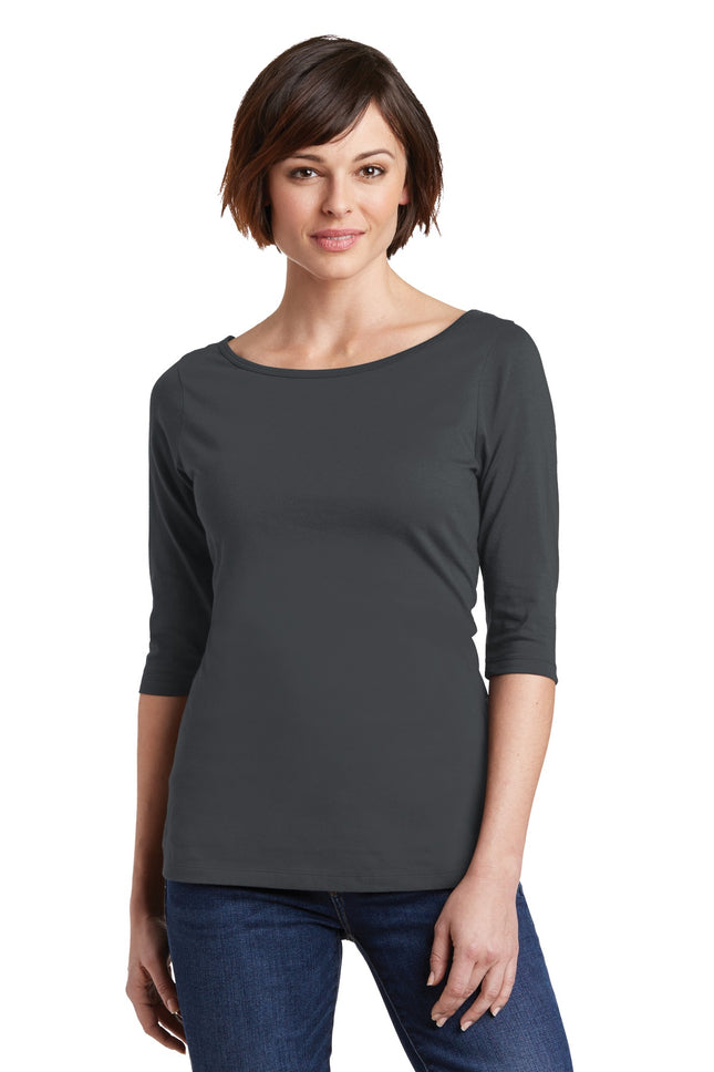 District ® Women's Perfect Weight ® 3/4-Sleeve Tee. DM107L