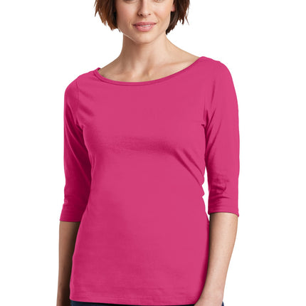 District ® Women's Perfect Weight ® 3/4-Sleeve Tee. DM107L
