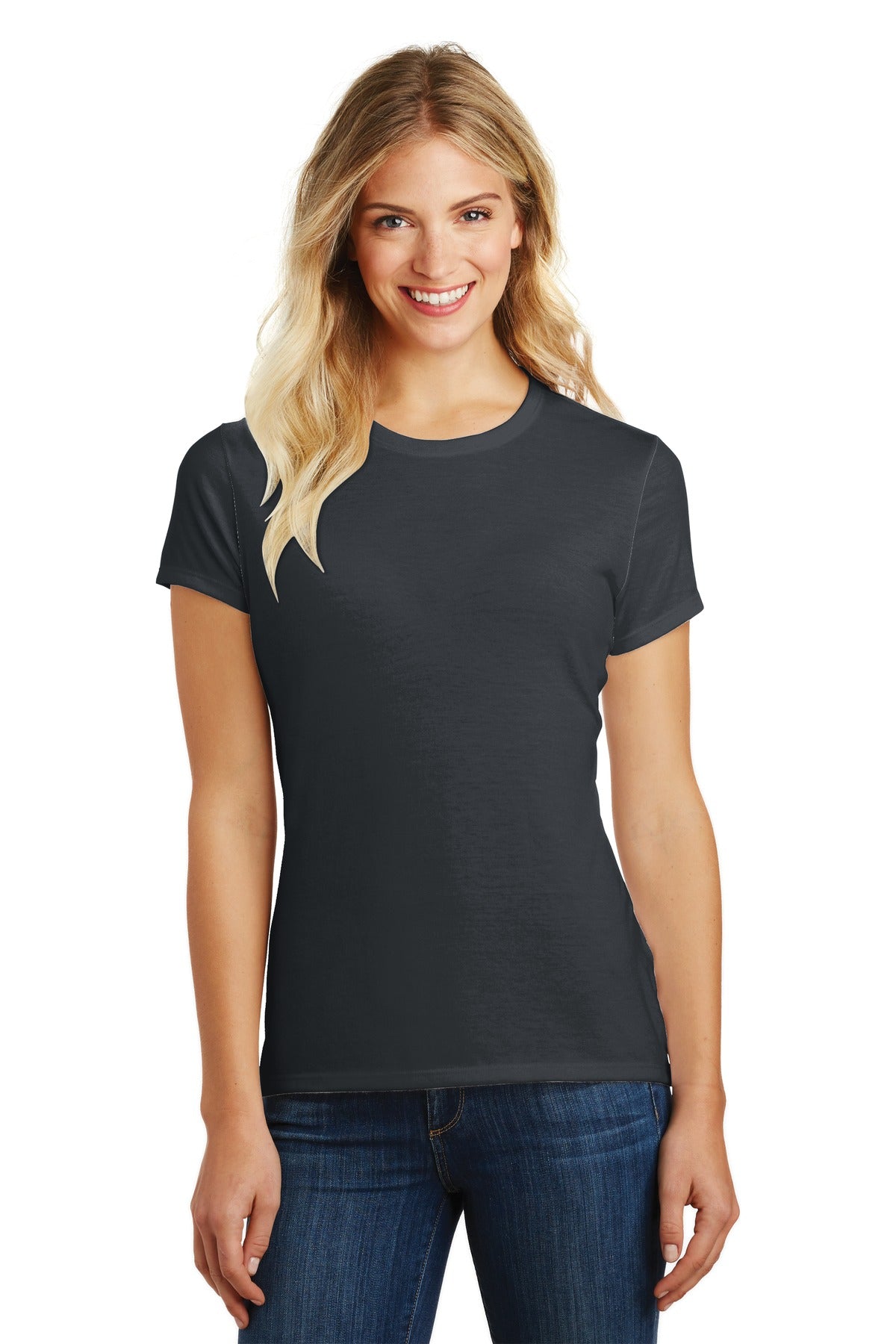 District ® Women's Perfect Blend® CVC Tee DM108L