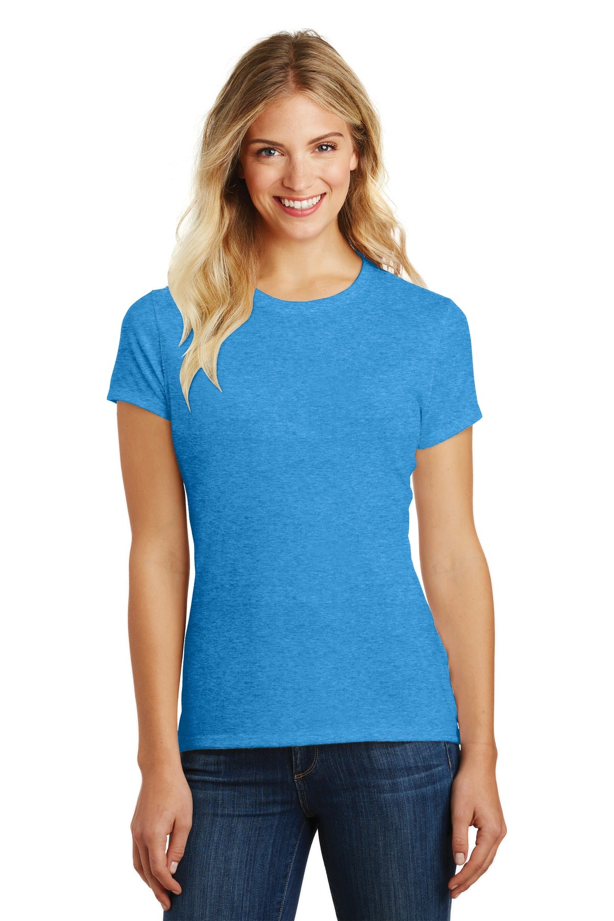 District ® Women's Perfect Blend® CVC Tee DM108L