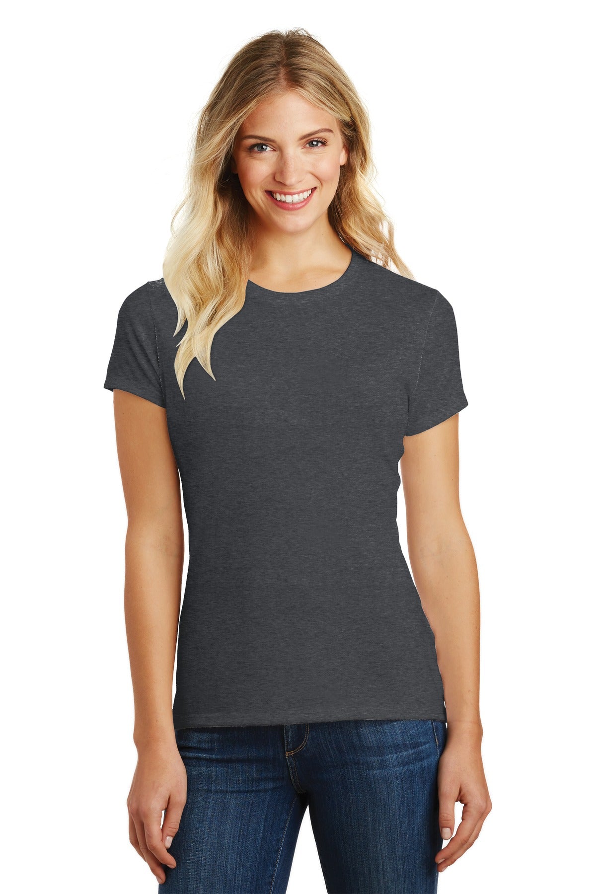 District ® Women's Perfect Blend® CVC Tee DM108L