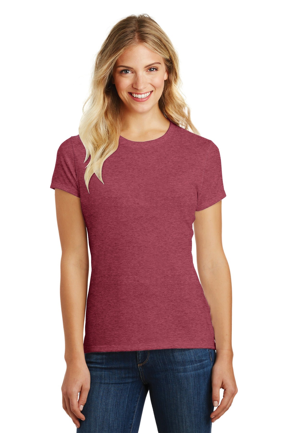 District ® Women's Perfect Blend® CVC Tee DM108L
