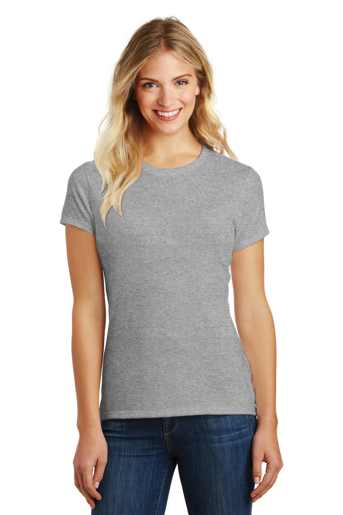 District ® Women's Perfect Blend® CVC Tee DM108L
