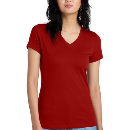 District ®  - Women's Perfect Weight ®  V-Neck Tee. DM1170L