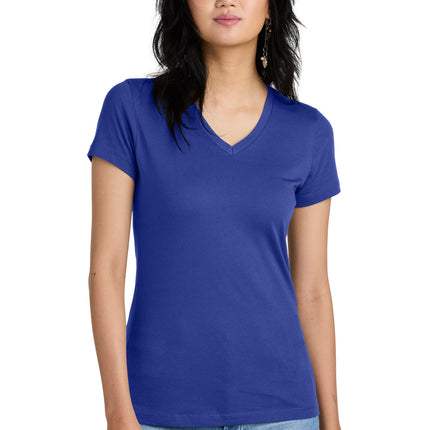 District ®  - Women's Perfect Weight ®  V-Neck Tee. DM1170L