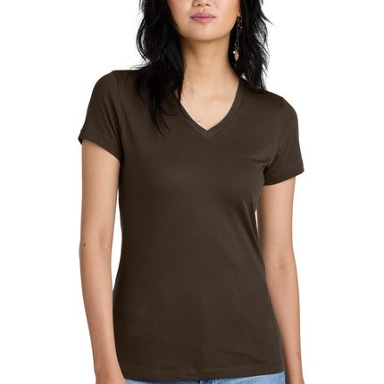 District ®  - Women's Perfect Weight ®  V-Neck Tee. DM1170L
