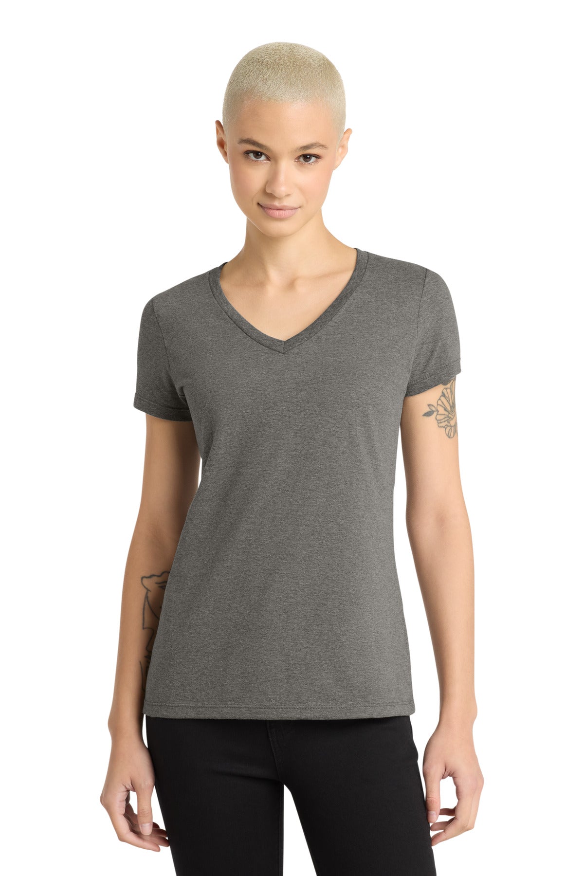 District® - Women's Perfect Weight® V-Neck Tee DM1170L