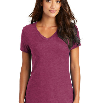 District ®  - Women's Perfect Weight ®  V-Neck Tee. DM1170L