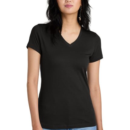 District ®  - Women's Perfect Weight ®  V-Neck Tee. DM1170L