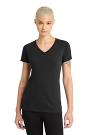 District® Women's Perfect Blend® CVC V-Neck Tee DM1190L