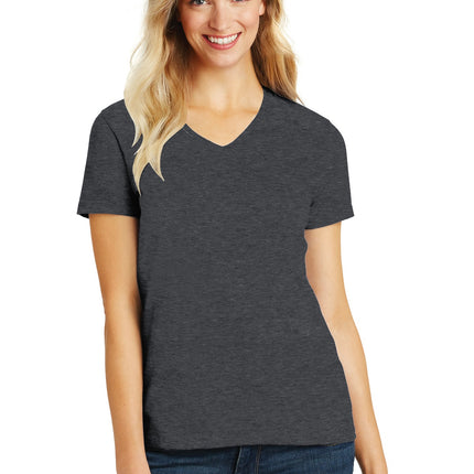District ®  Women's Perfect Blend ®  CVC V-Neck Tee. DM1190L