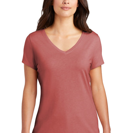 District ®  Women's Perfect Tri ®  V-Neck Tee. DM1350L