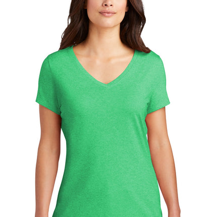 District ®  Women's Perfect Tri ®  V-Neck Tee. DM1350L