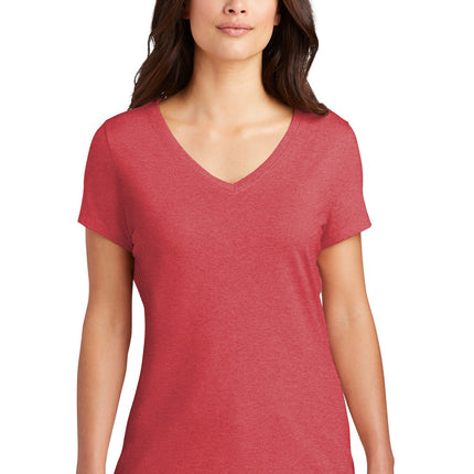 District ®  Women's Perfect Tri ®  V-Neck Tee. DM1350L