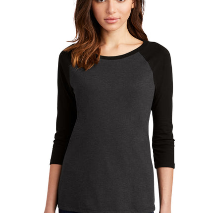 District ® Women's Perfect Tri ® 3/4-Sleeve Raglan. DM136L