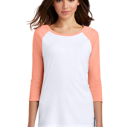 District ® Women's Perfect Tri ® 3/4-Sleeve Raglan. DM136L
