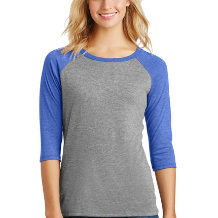 District ® Women's Perfect Tri ® 3/4-Sleeve Raglan. DM136L