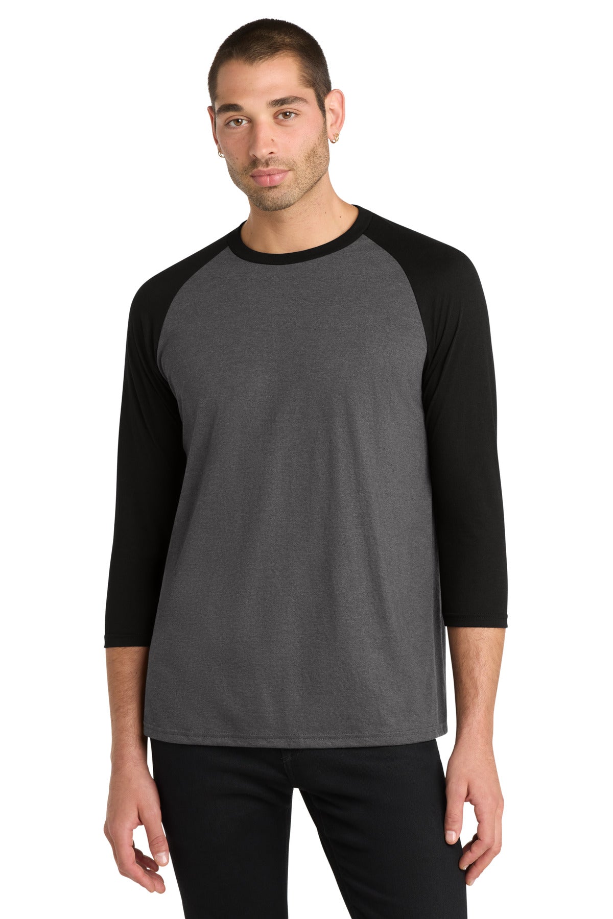 District ® Perfect Tri® 3/4-Sleeve Raglan DM136