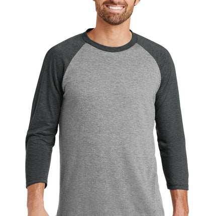 District  ® Perfect Tri ® 3/4-Sleeve Raglan. DM136