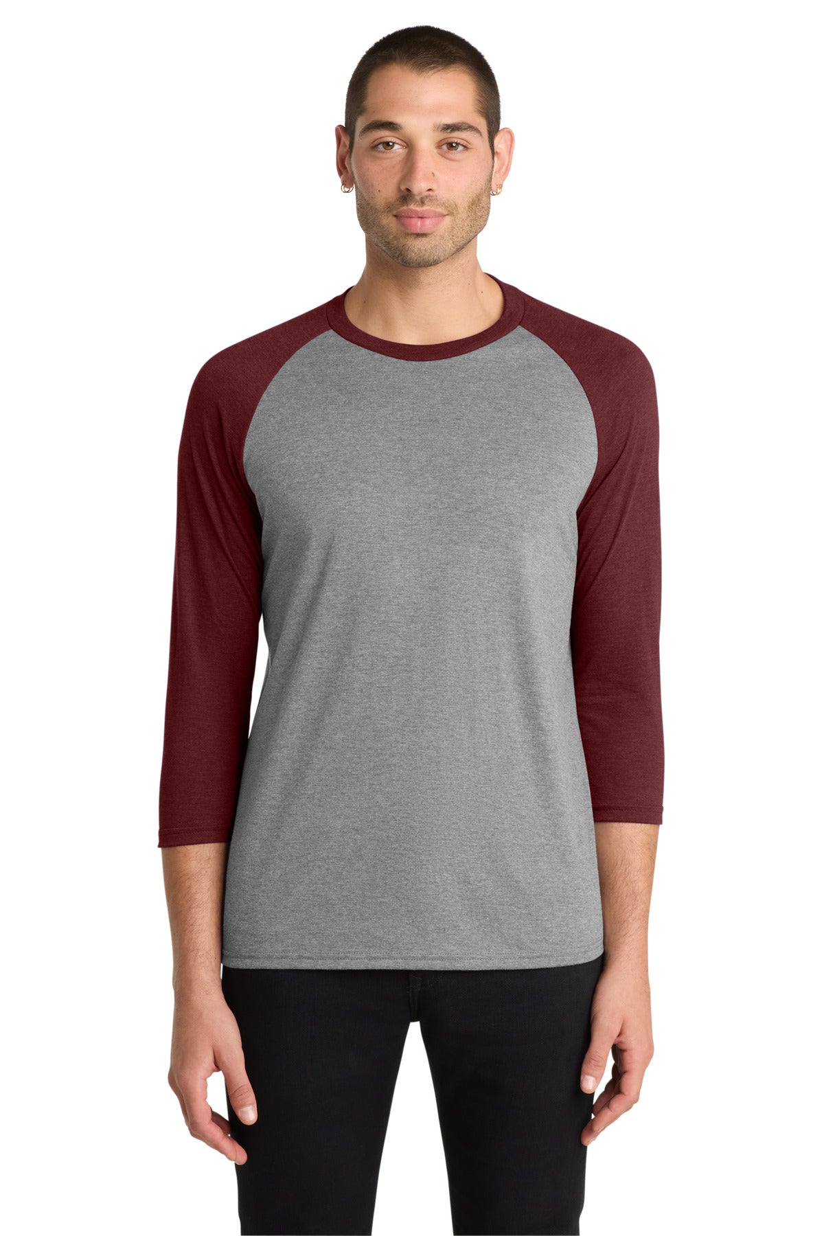 District ® Perfect Tri® 3/4-Sleeve Raglan DM136