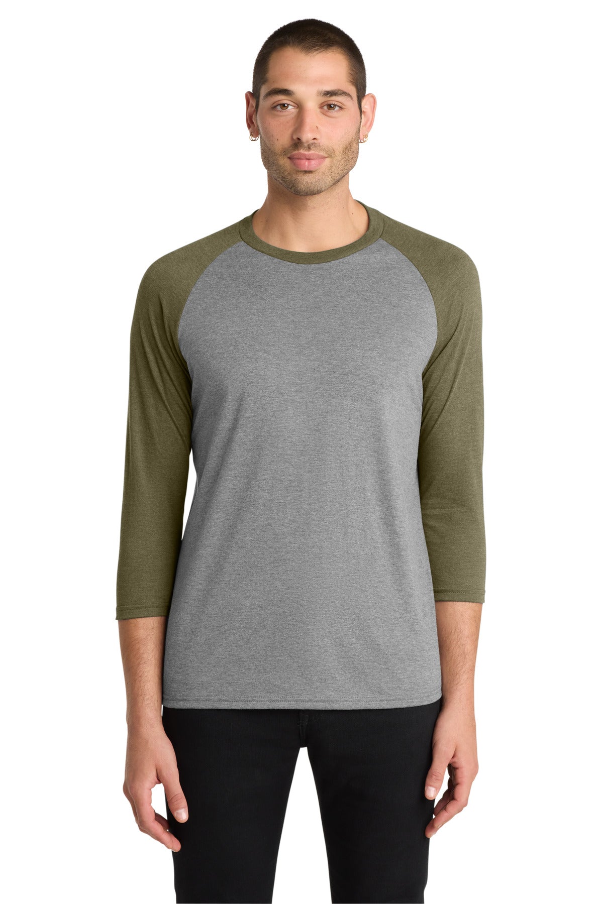 District ® Perfect Tri® 3/4-Sleeve Raglan DM136
