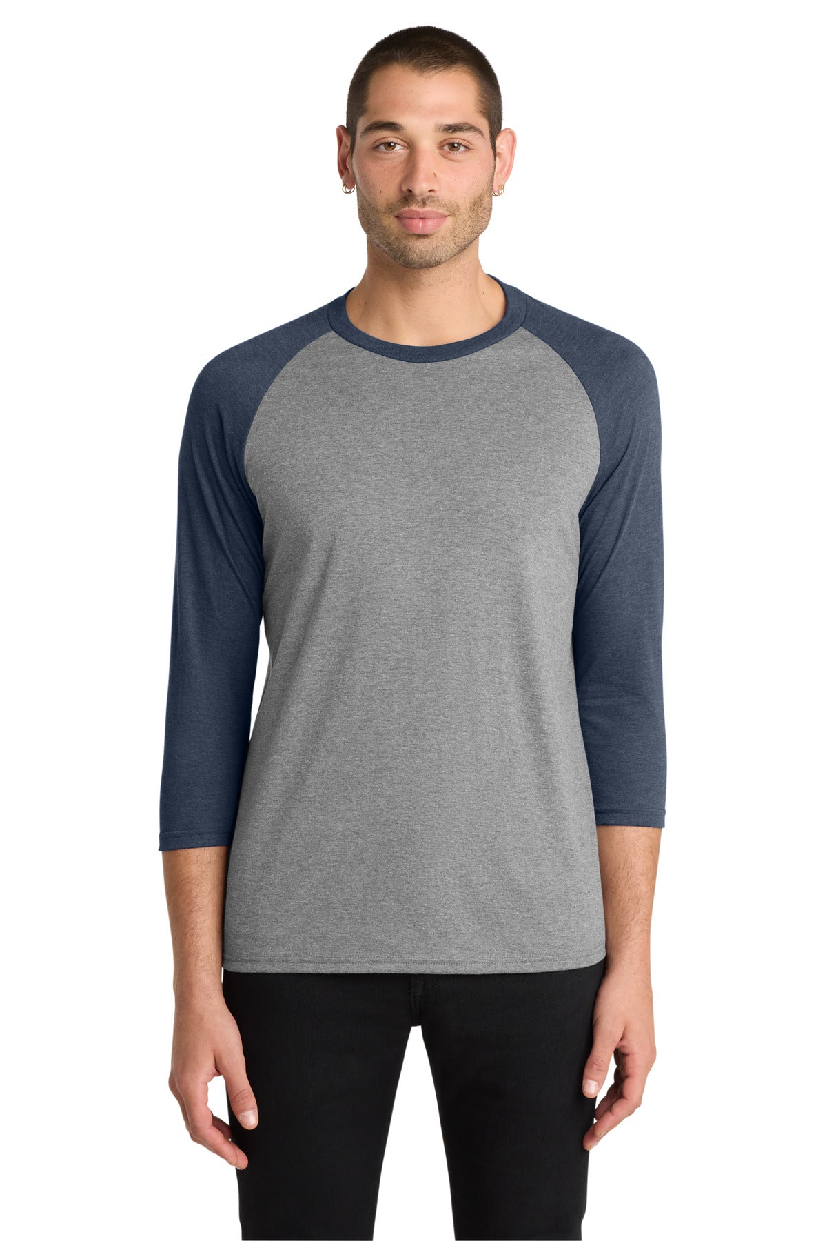 District ® Perfect Tri® 3/4-Sleeve Raglan DM136